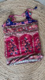 Crimson Patchwork Mirror Embellished Kurti - Image 14