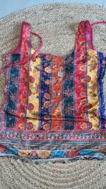 Crimson Patchwork Mirror Embellished Kurti - Image 40