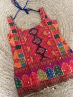 Crimson Patchwork Mirror Embellished Kurti - Image 17