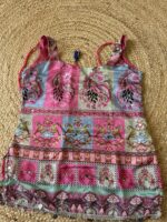 Crimson Patchwork Mirror Embellished Kurti - Image 12