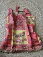 Crimson Patchwork Mirror Embellished Kurti - Image 23