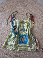 Crimson Patchwork Mirror Embellished Kurti - Image 8